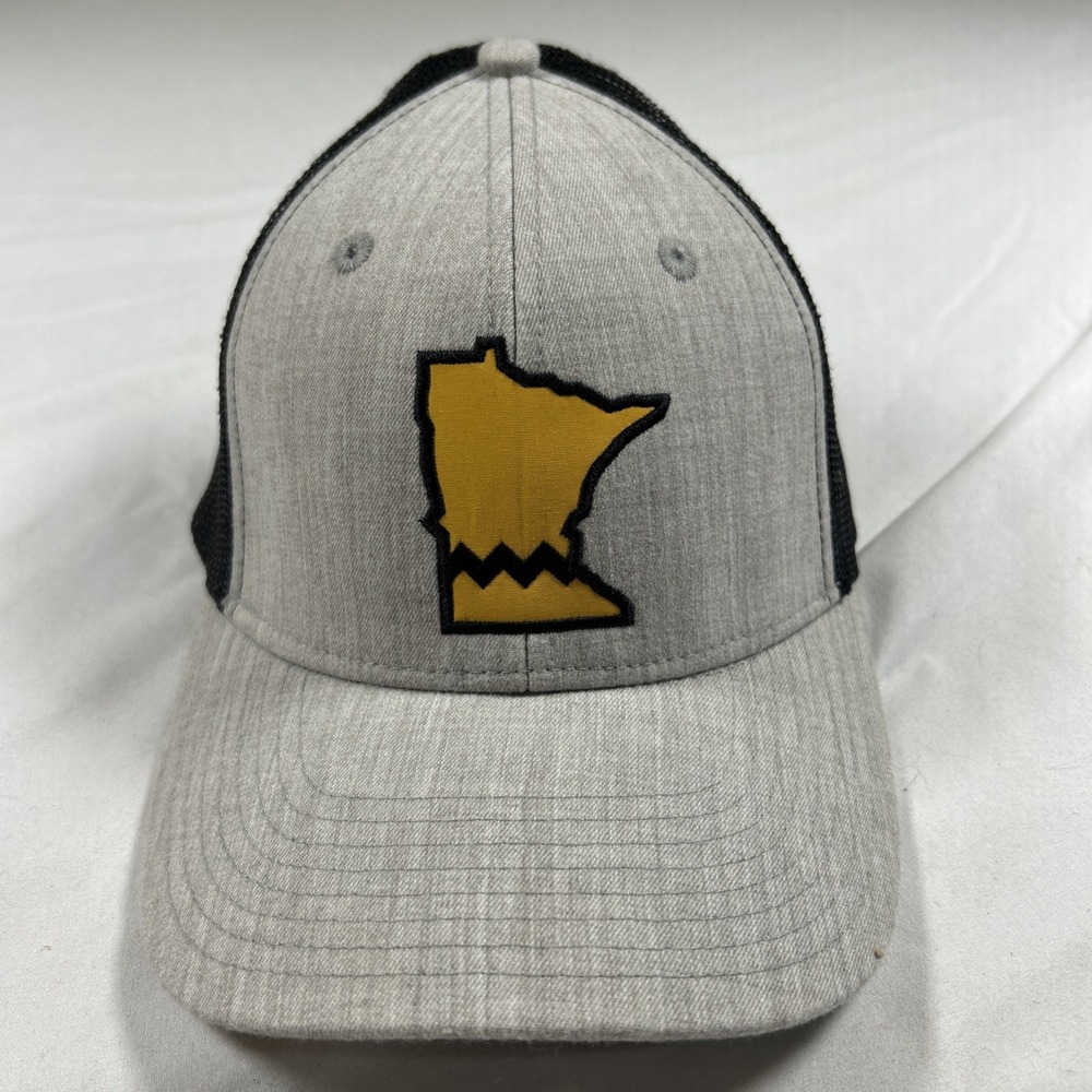 Sotastick Minnesota Charlie Brown Gray Mesh Snap Back Cap Mens Hat